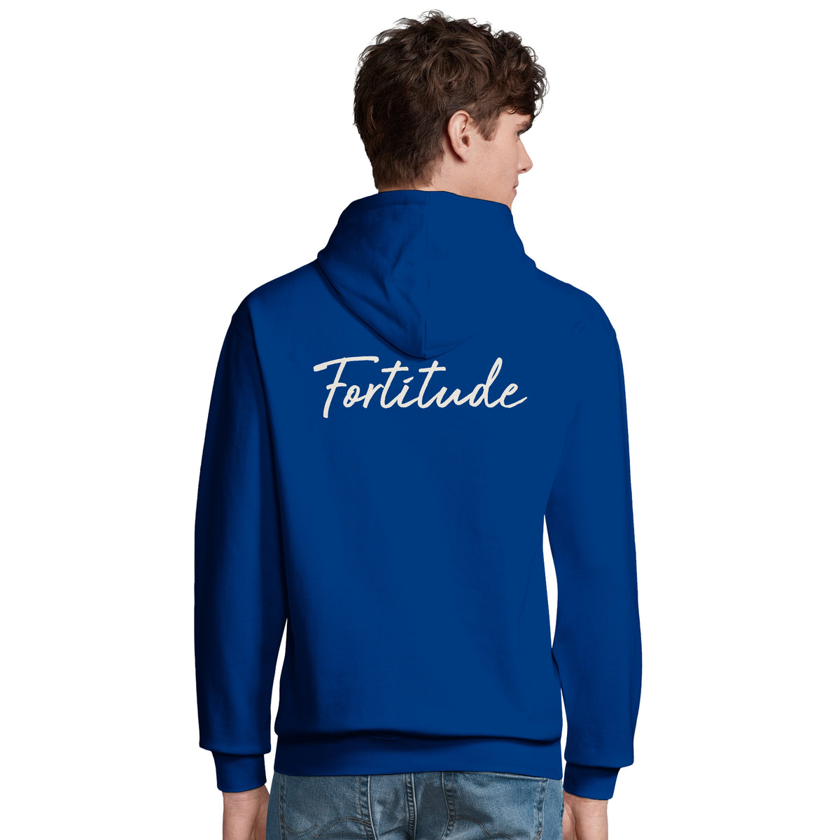 Fortitude - "Everyday Hero" Hoodie Royal Blue 5