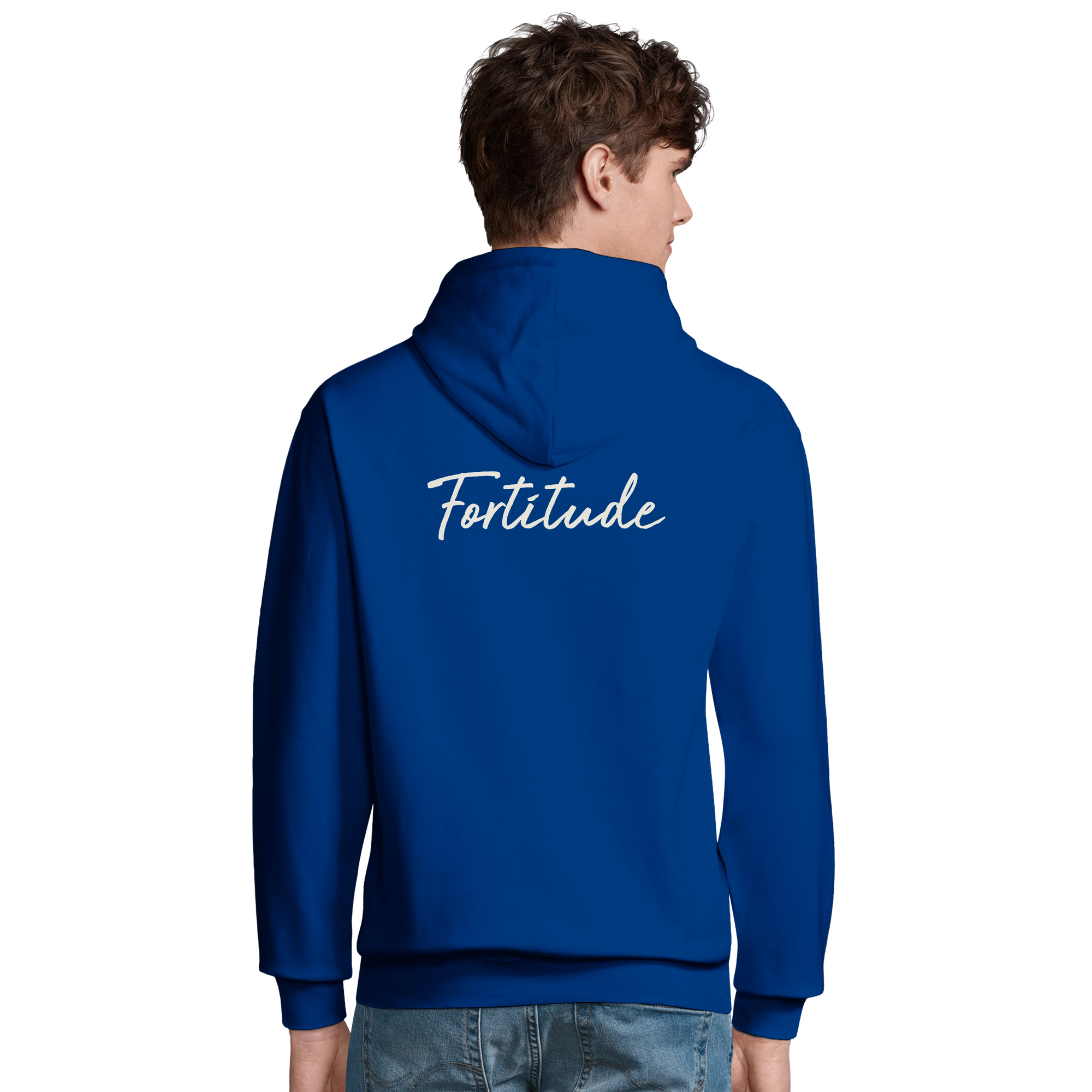 Fortitude - "Everyday Hero" Hoodie Royal Blue 5
