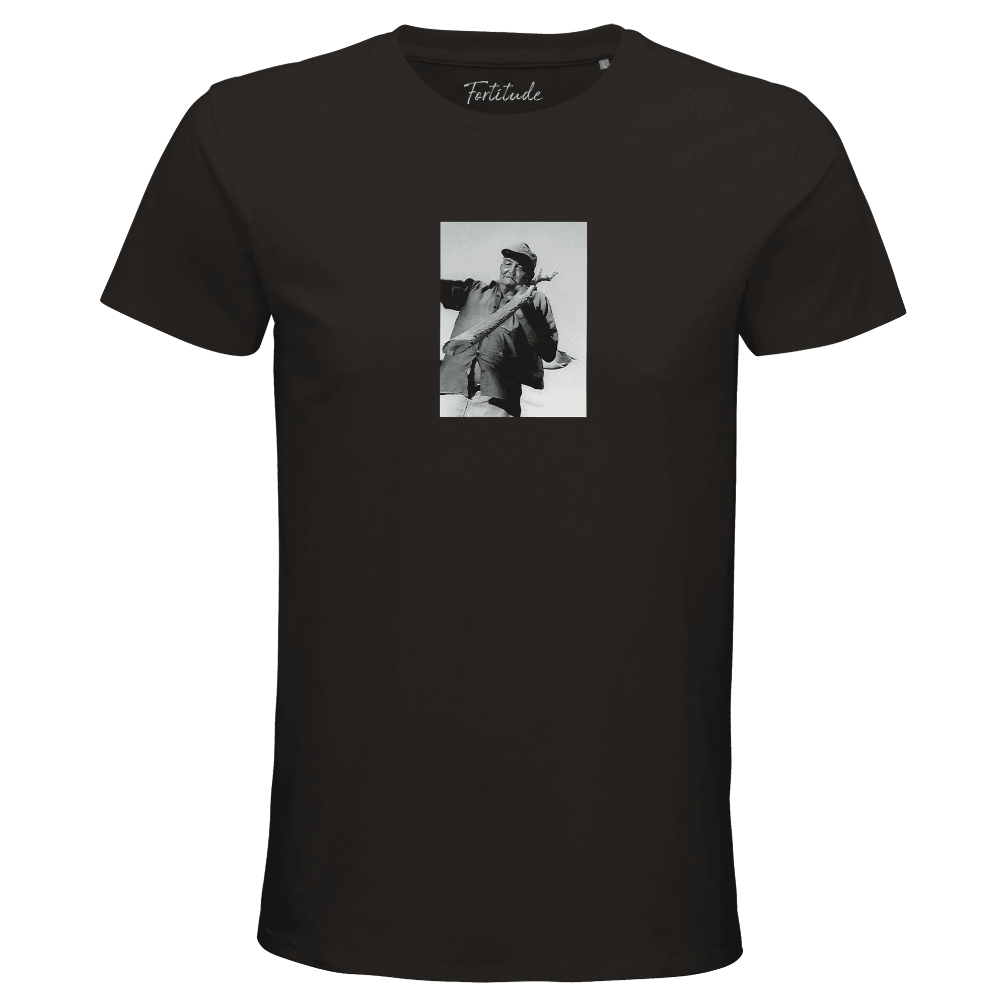 Fortitude - "Everyday Hero" T-shirt Deep Black XS 58