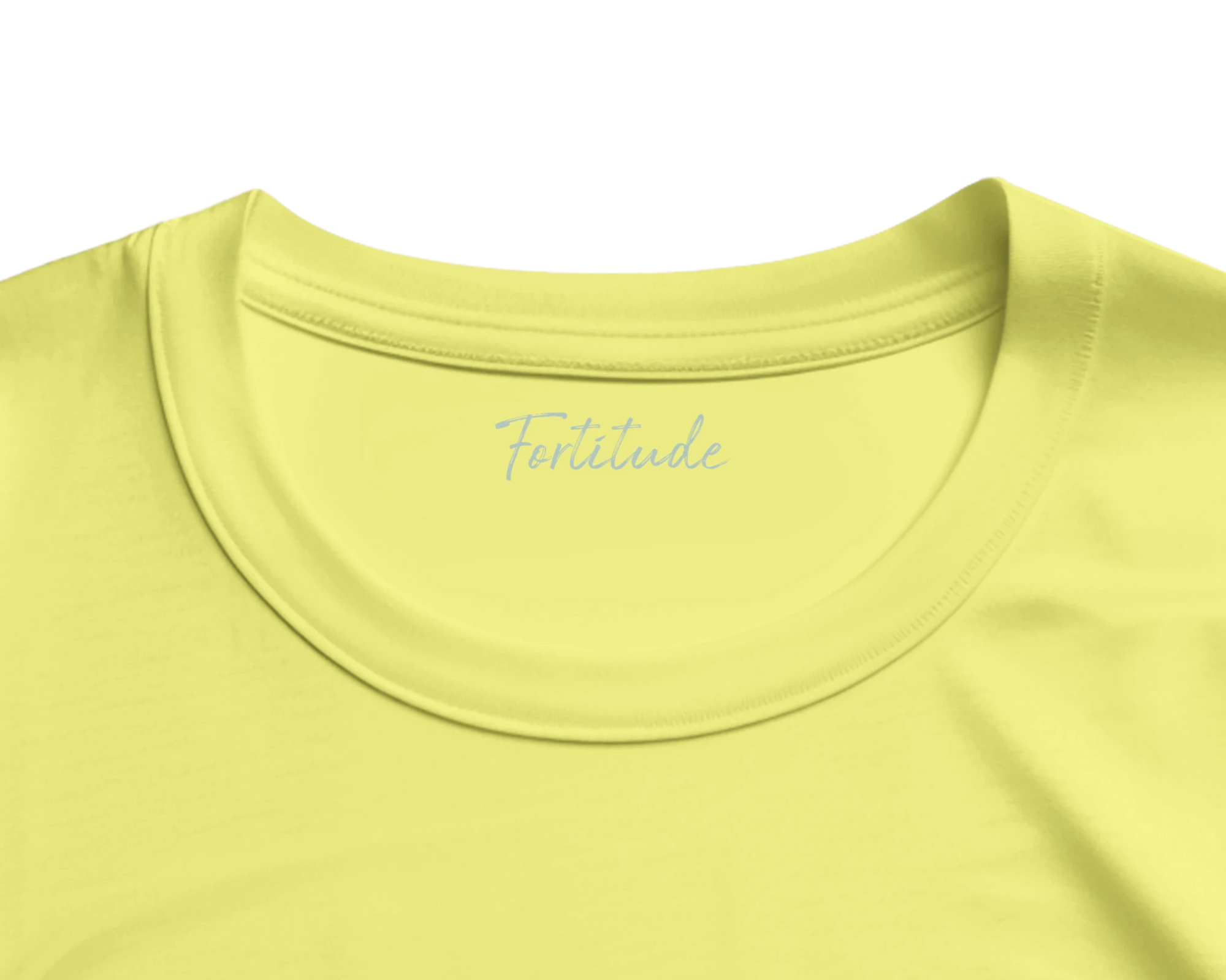 Fortitude - "Everyday Hero" T-shirt Light Yellow XS 25