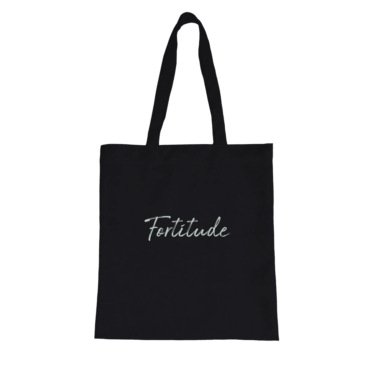Fortitude - "Everyday Hero" Tote Bag Black 2