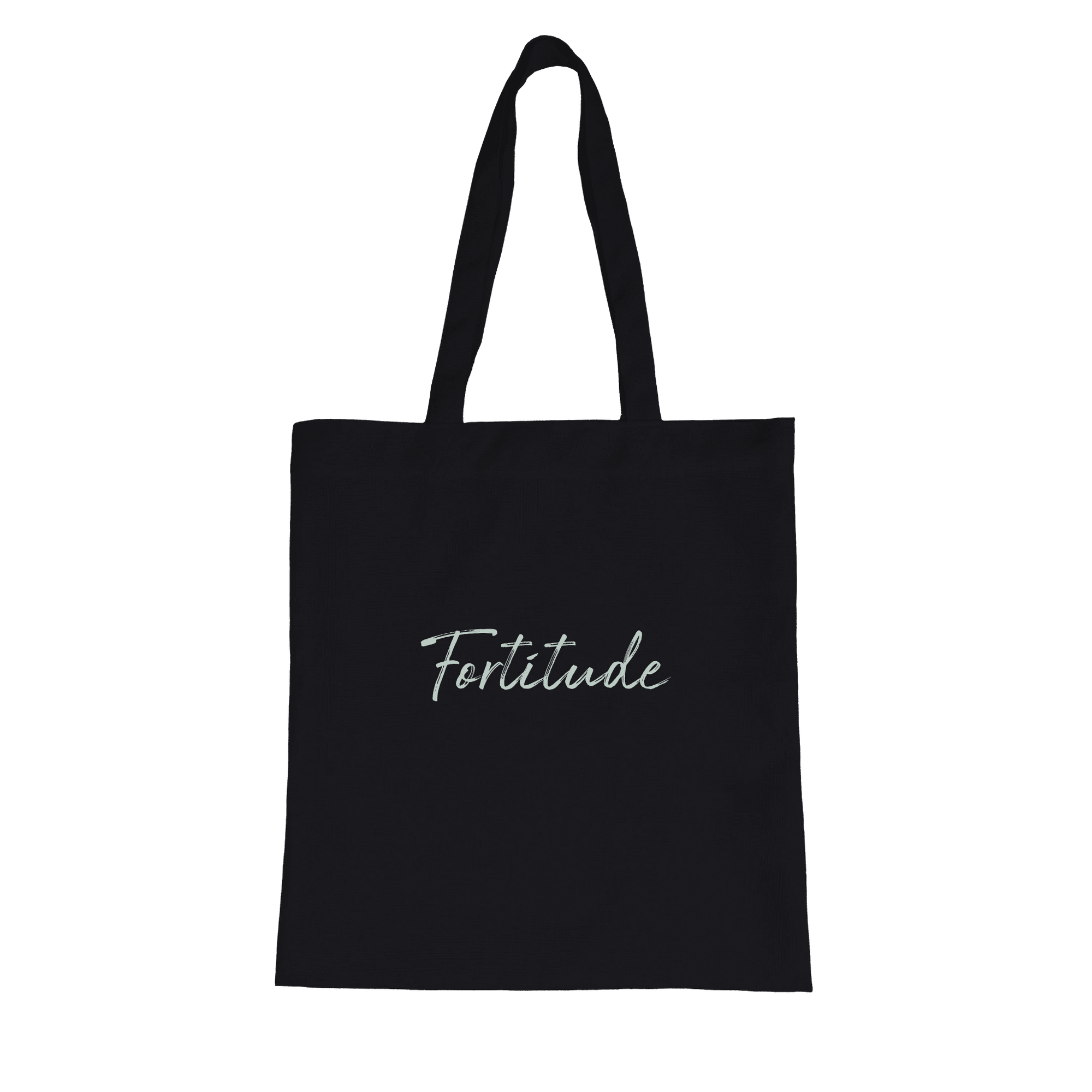 Fortitude - "Everyday Hero" Tote Bag Black 2