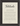 Fortitude Word of Intention Framed print 13x18 cm / 5x7″ Black frame Linen paper