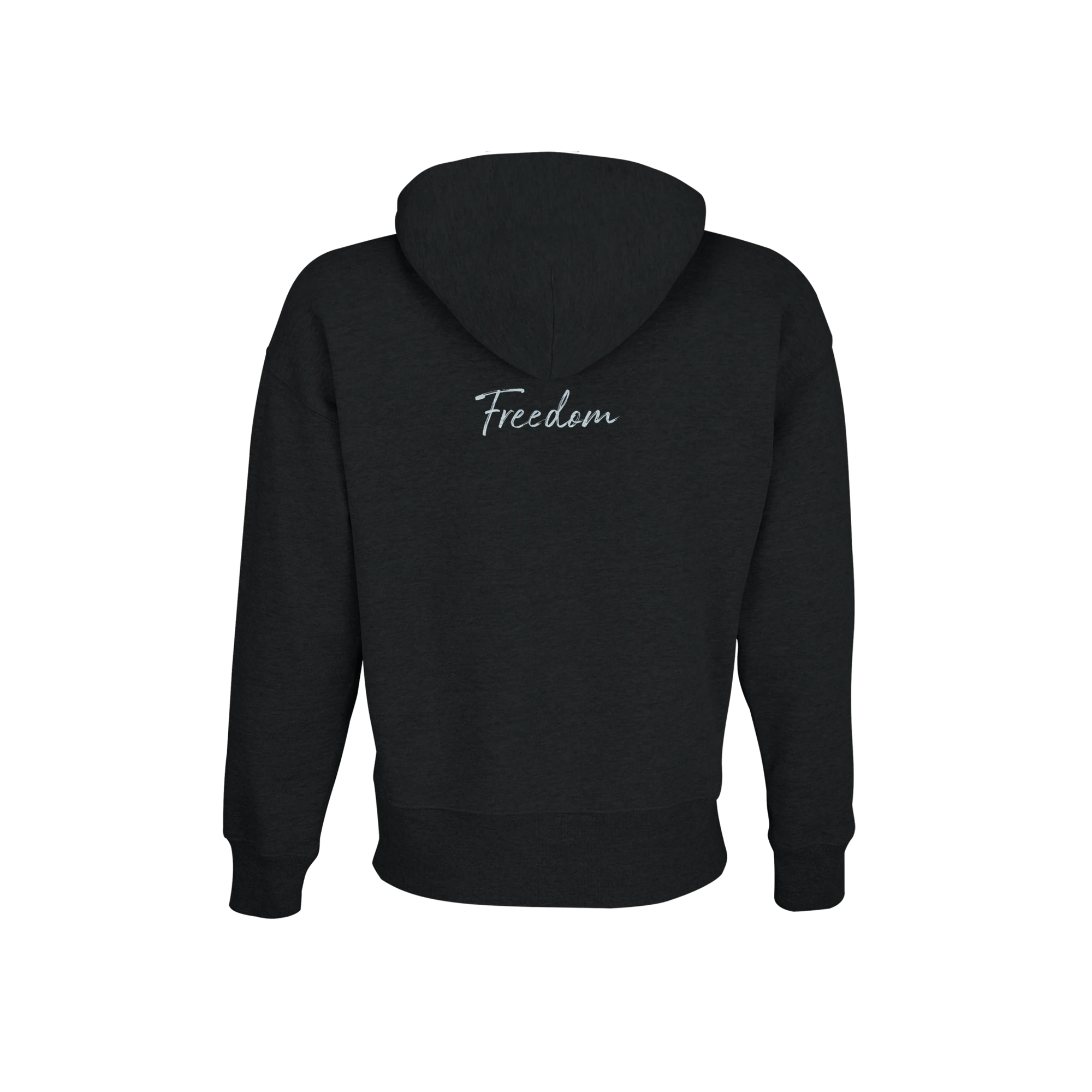 Freedom - "Hat On" Hoodie Black XS 5