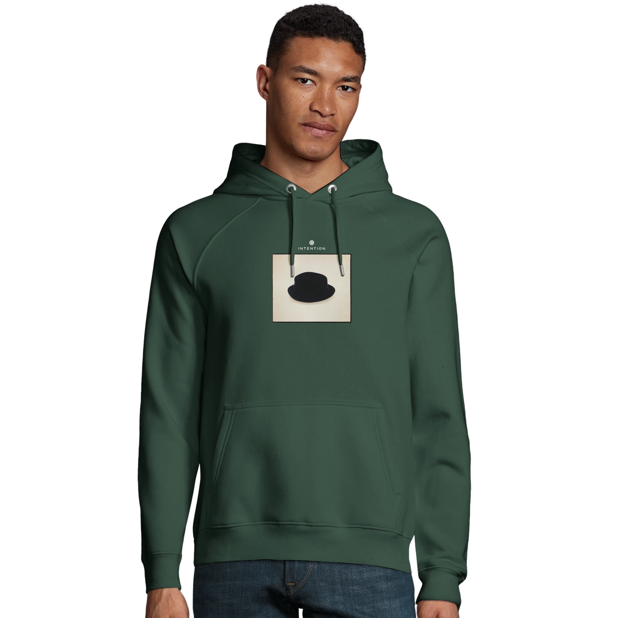 Freedom - "Hat On" Hoodie Bottle Green XS 51