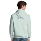 Freedom - "Hat On" Hoodie creamy green XS 4