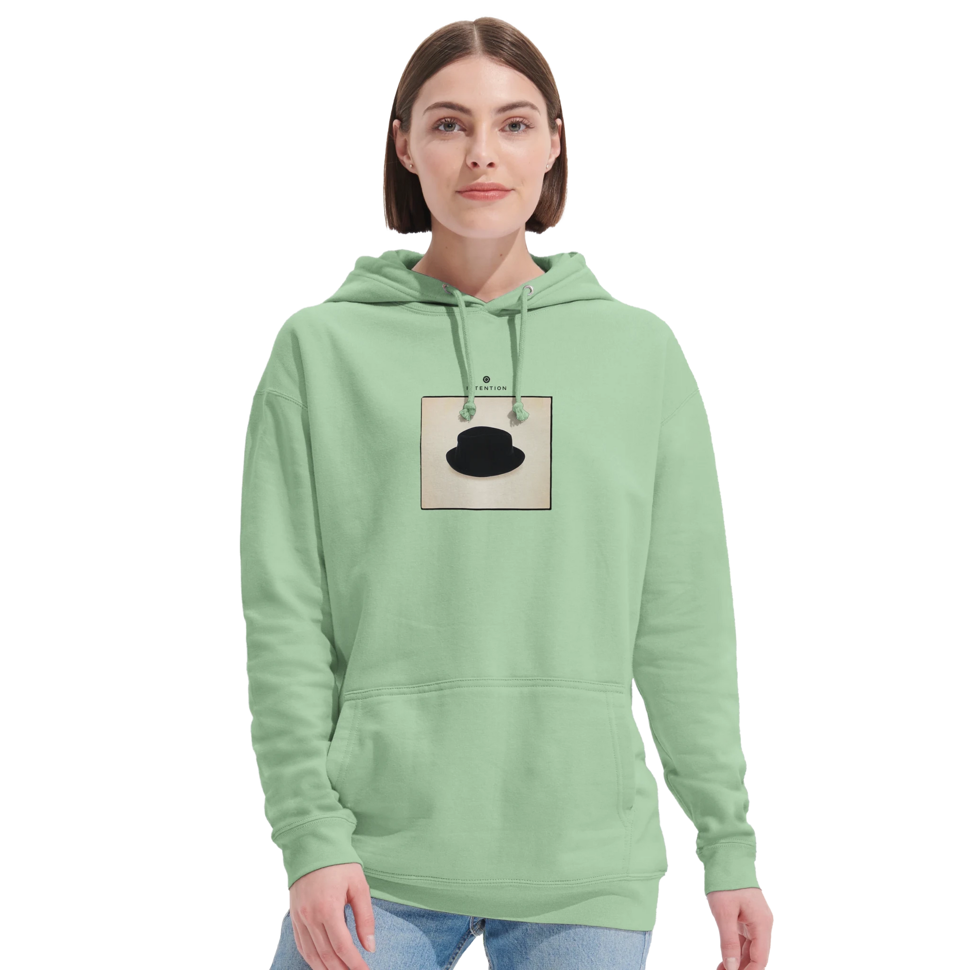 Freedom - "Hat On" Hoodie frozen green XS 48