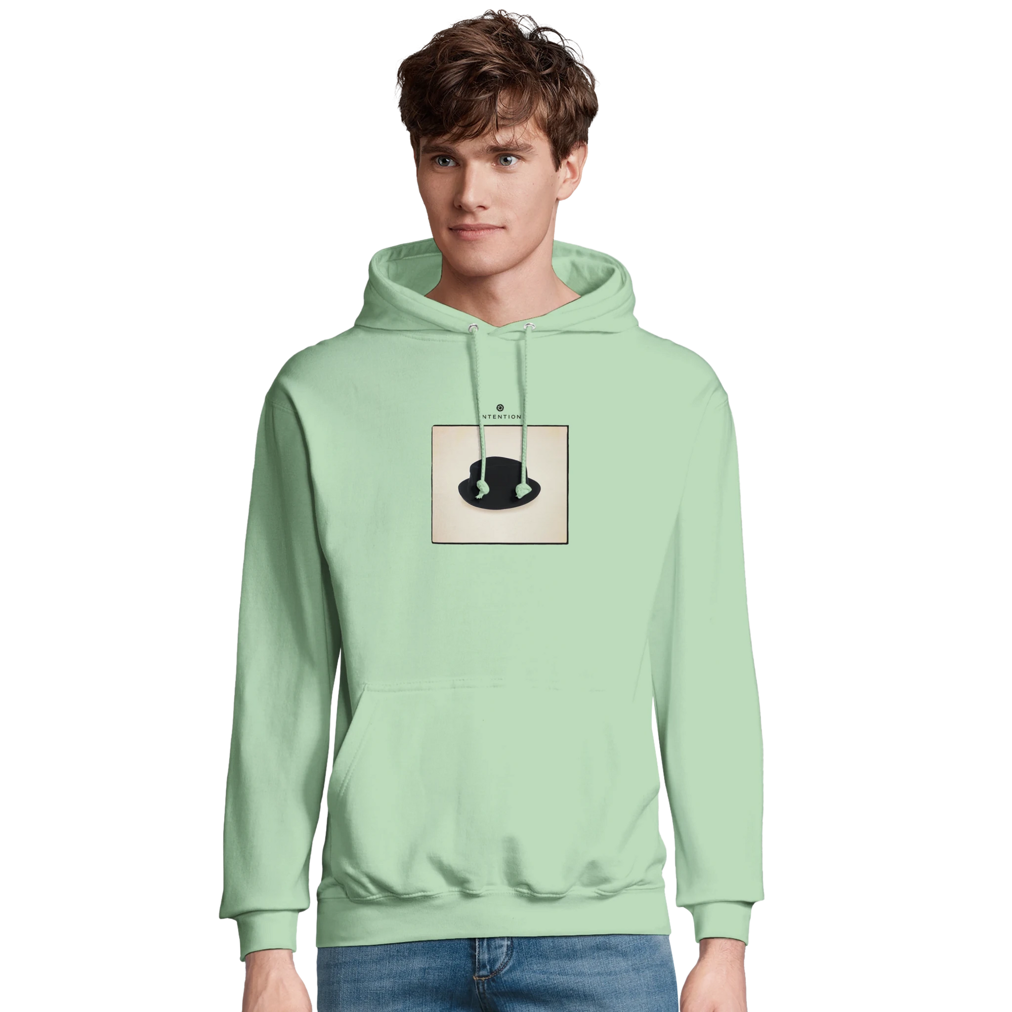 Freedom - "Hat On" Hoodie frozen green XS 46