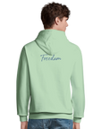Freedom - "Hat On" Hoodie frozen green XS 47