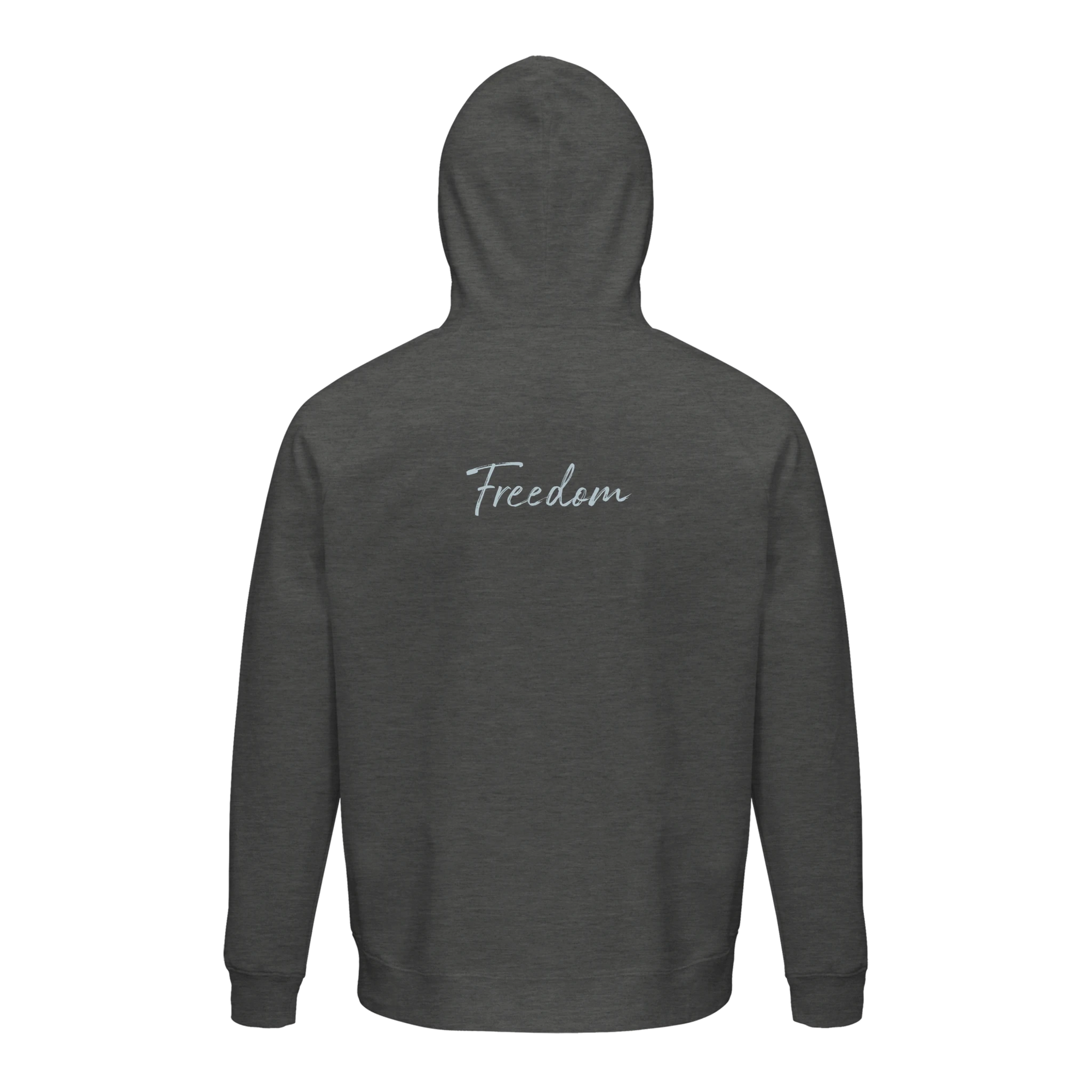 Freedom - "Hat On" Hoodie Grey Melange XS 40