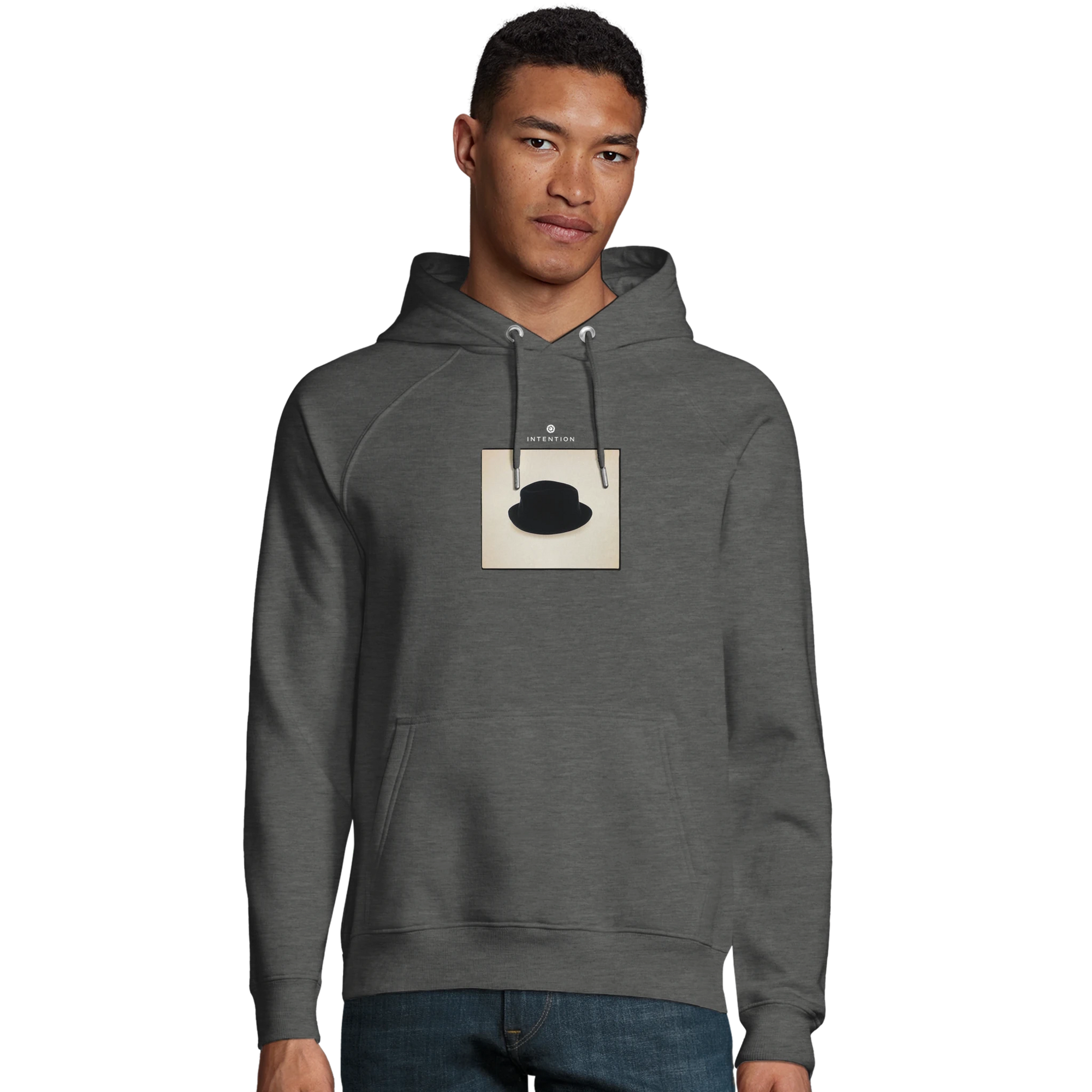 Freedom - "Hat On" Hoodie Grey Melange XS 41