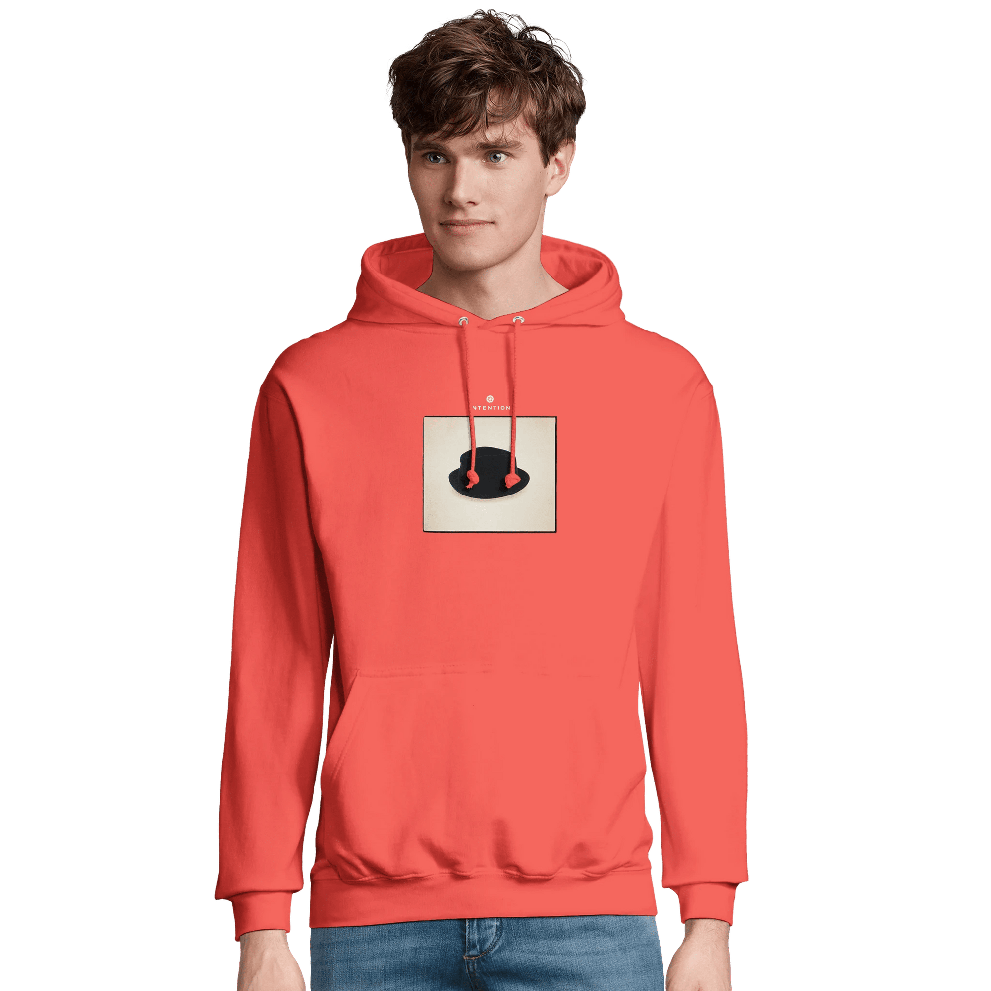 Freedom - "Hat On" Hoodie pop orange XS 6