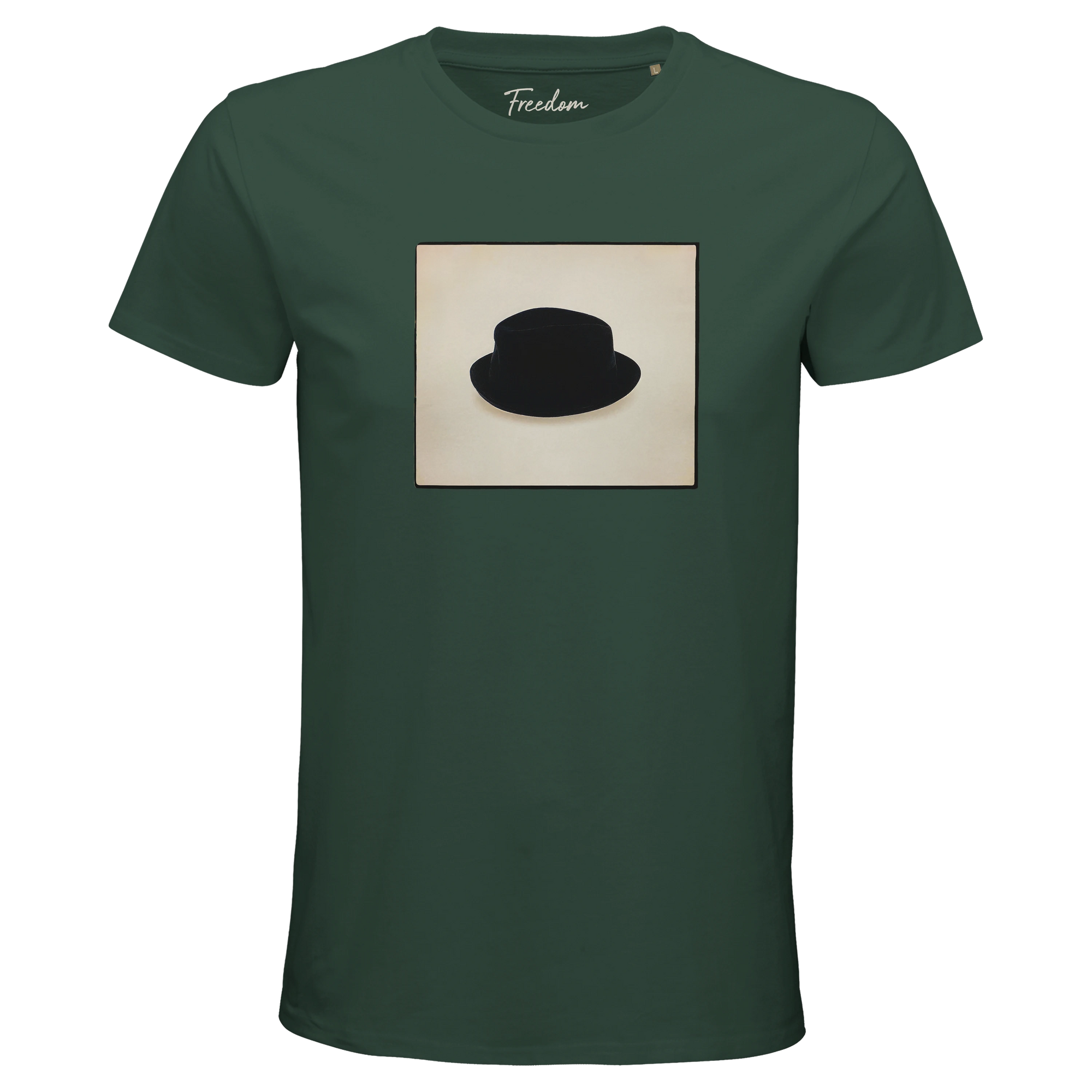Freedom - "Hat On" T-shirt Bottle Green XS 1