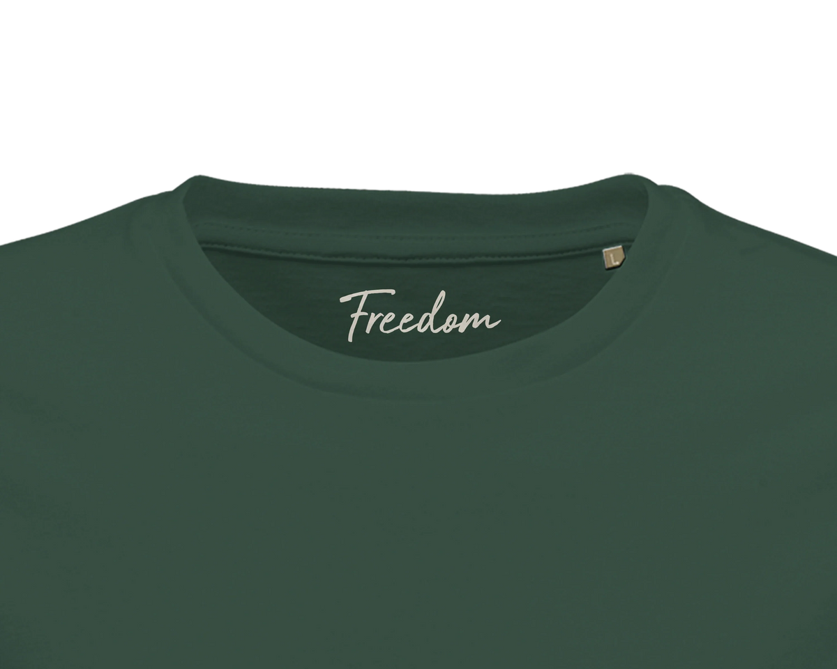 Freedom - "Hat On" T-shirt Bottle Green 2
