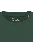 Freedom - "Hat On" T-shirt Bottle Green XS 2