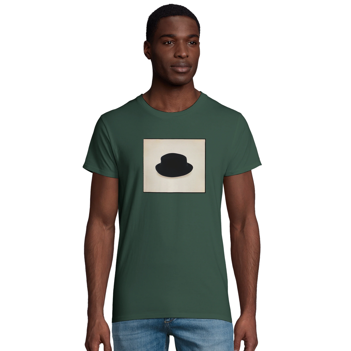 Freedom - "Hat On" T-shirt Bottle Green 4