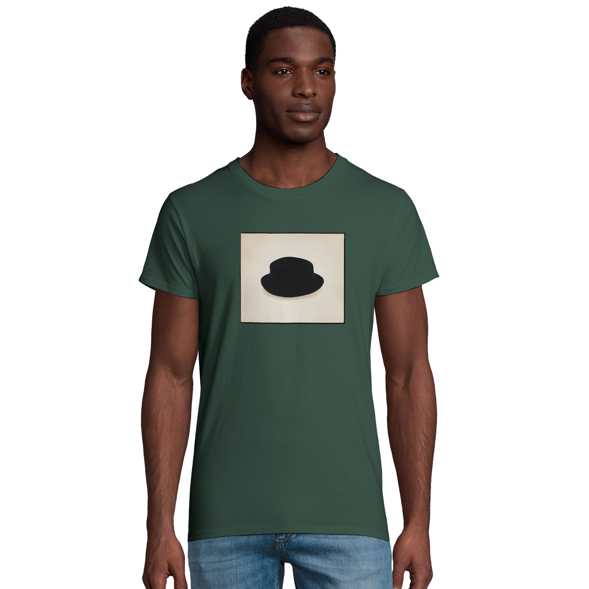 Freedom - "Hat On" T-shirt Bottle Green XS 4