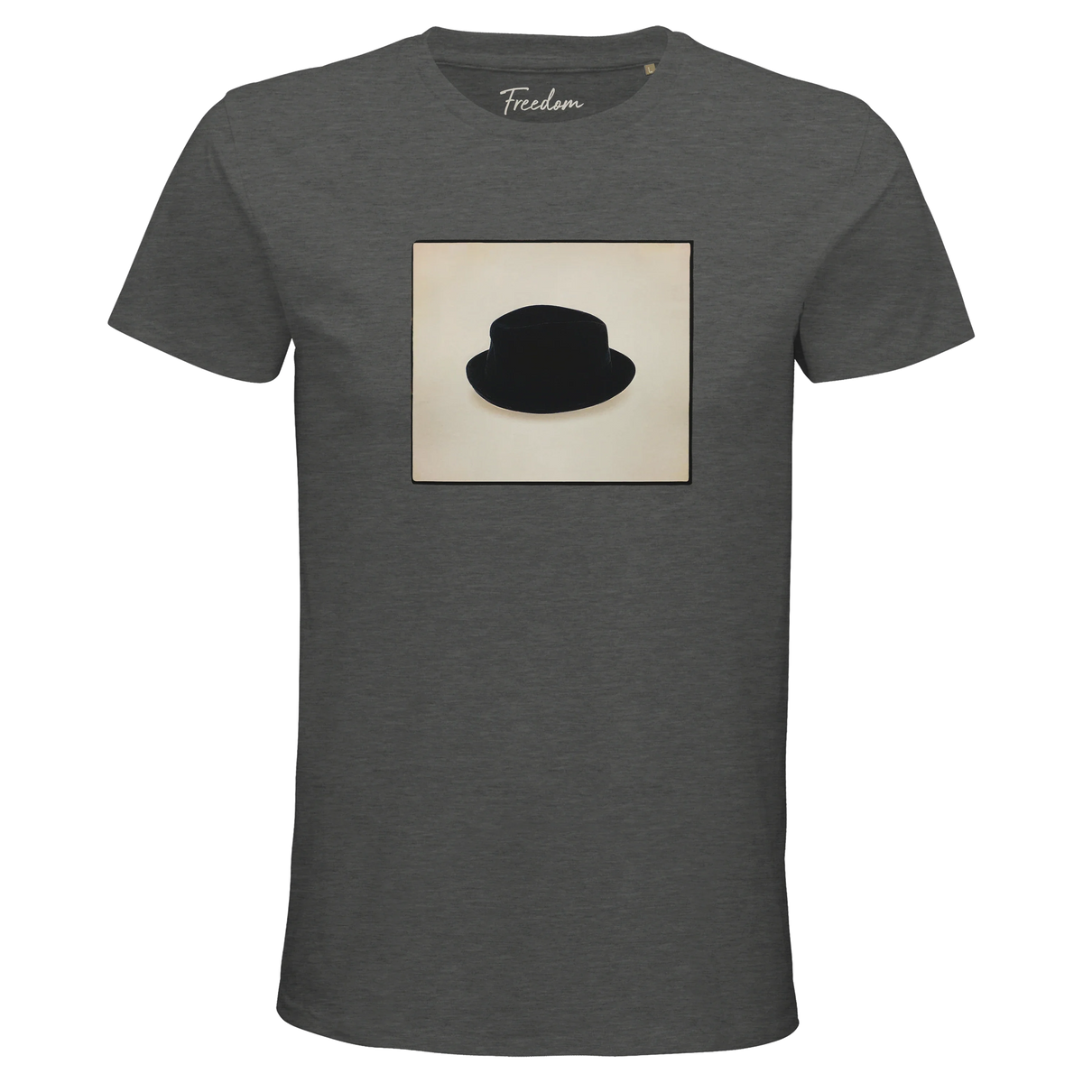 Freedom - "Hat On" T-shirt Grey Melange 1