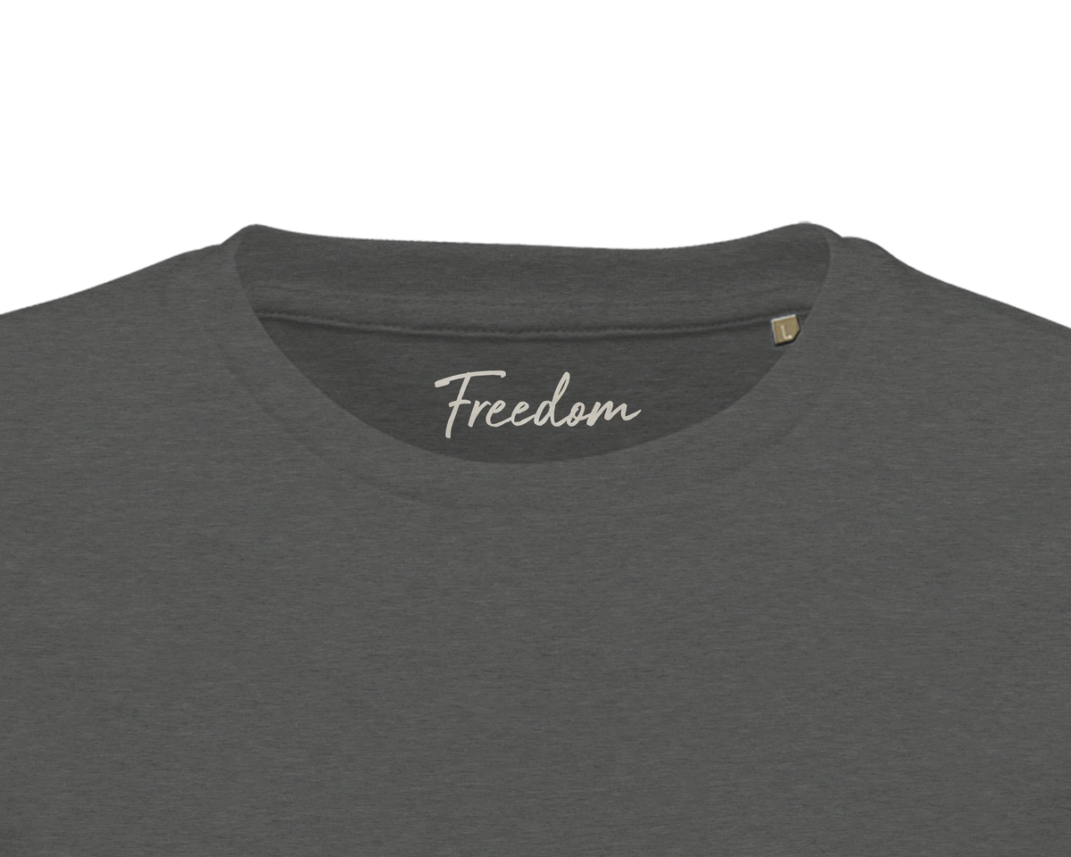 Freedom - "Hat On" T-shirt Grey Melange 2