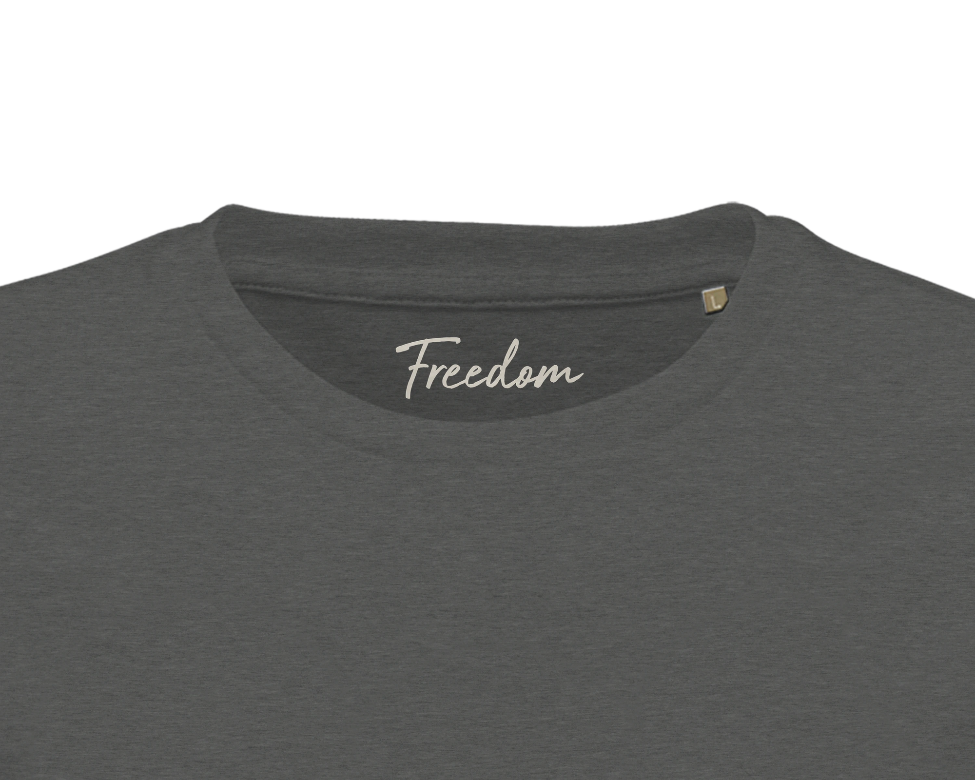 Freedom - "Hat On" T-shirt Grey Melange XS 2