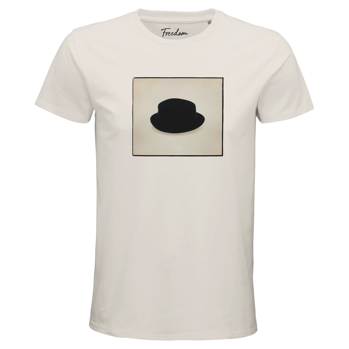 Freedom - "Hat On" T-shirt Off White 1