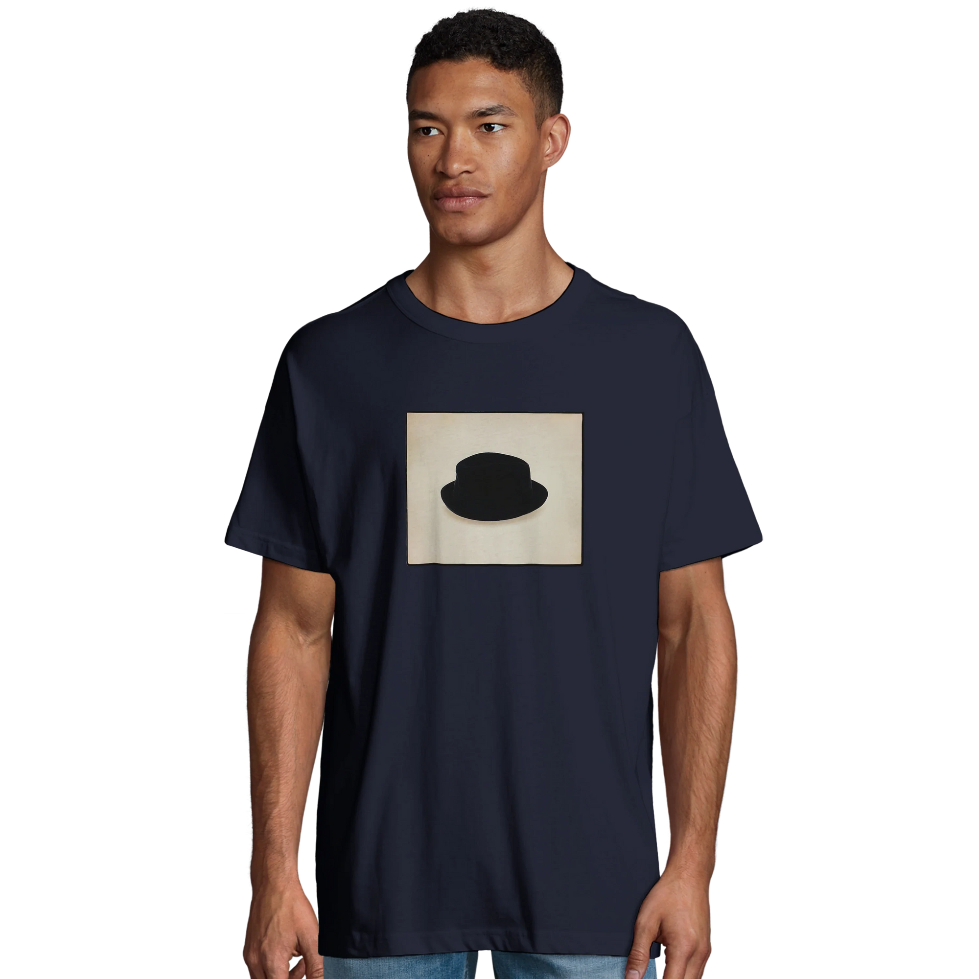 Freedom - "Hat On" T-shirt French Navy 4