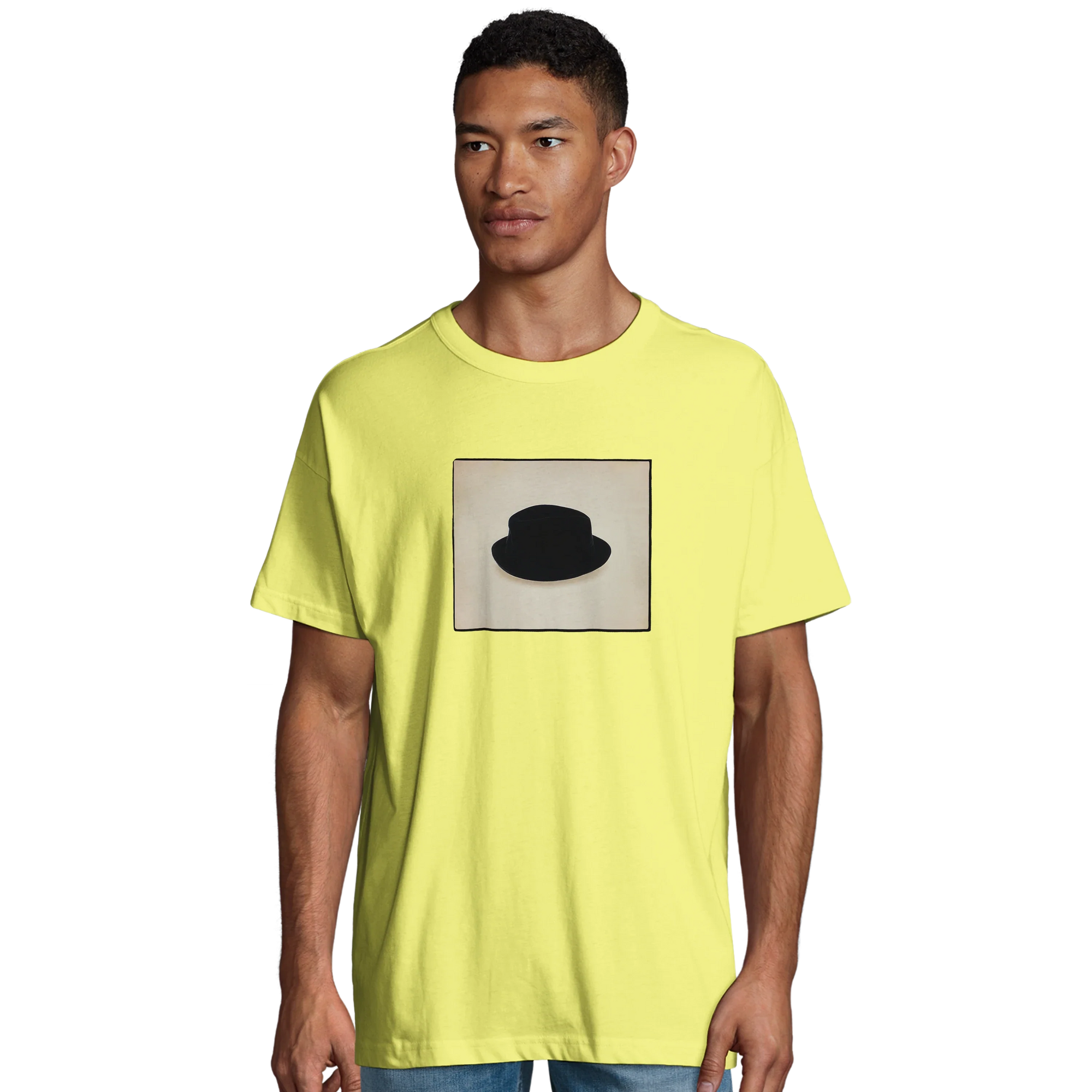 Freedom - "Hat On" T-shirt Light Yellow 4