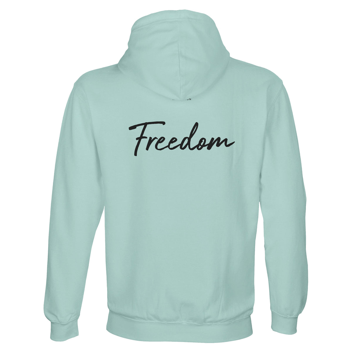 Freedom - "Hat On" Hoodie arctic blue 2