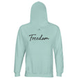 Freedom - "Hat On" Hoodie arctic blue 3