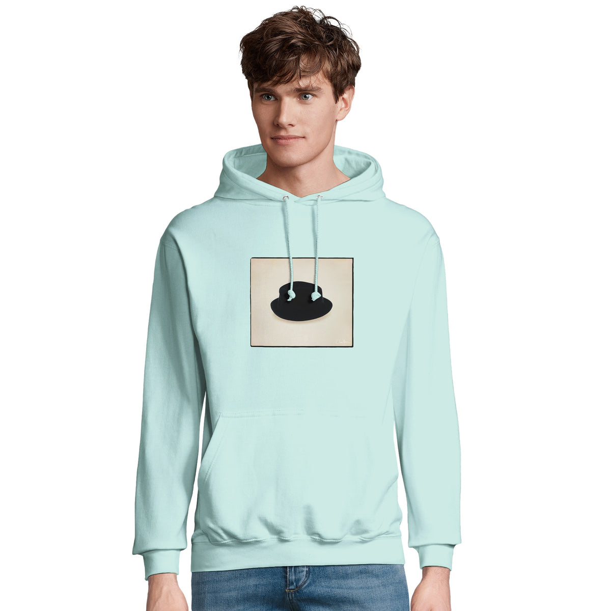 Freedom - "Hat On" Hoodie arctic blue 4