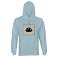 Freedom - "Hat On" Hoodie creamy blue 1