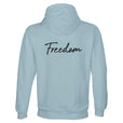 Freedom - "Hat On" Hoodie creamy blue 2