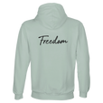 Freedom - "Hat On" Hoodie creamy green 2