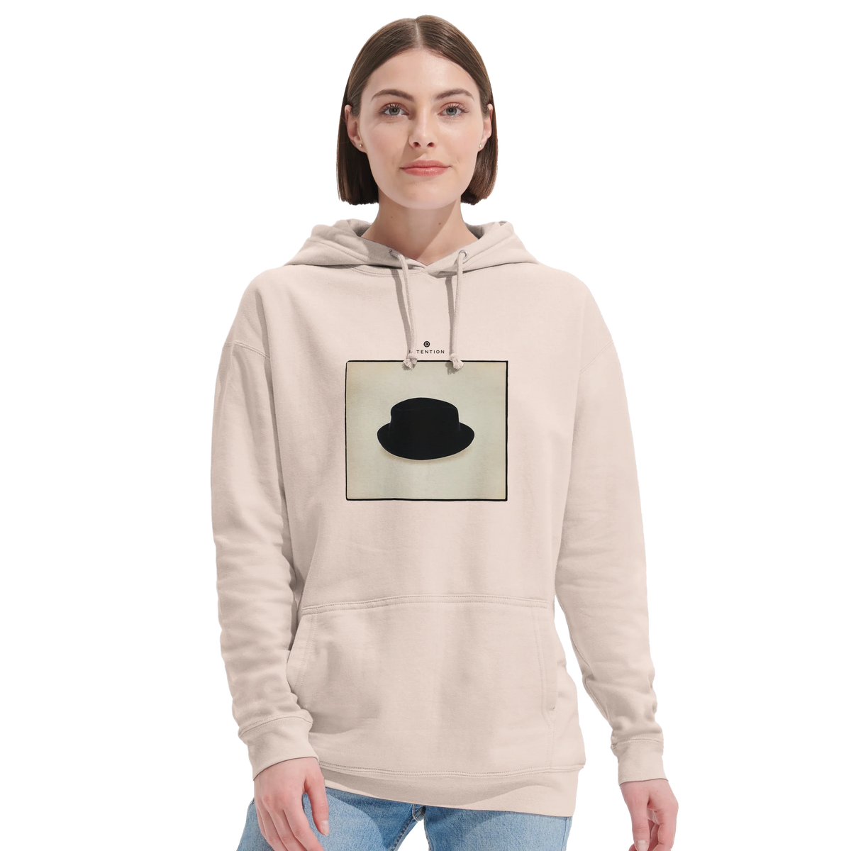 Freedom - "Hat On" Hoodie creamy pink 5