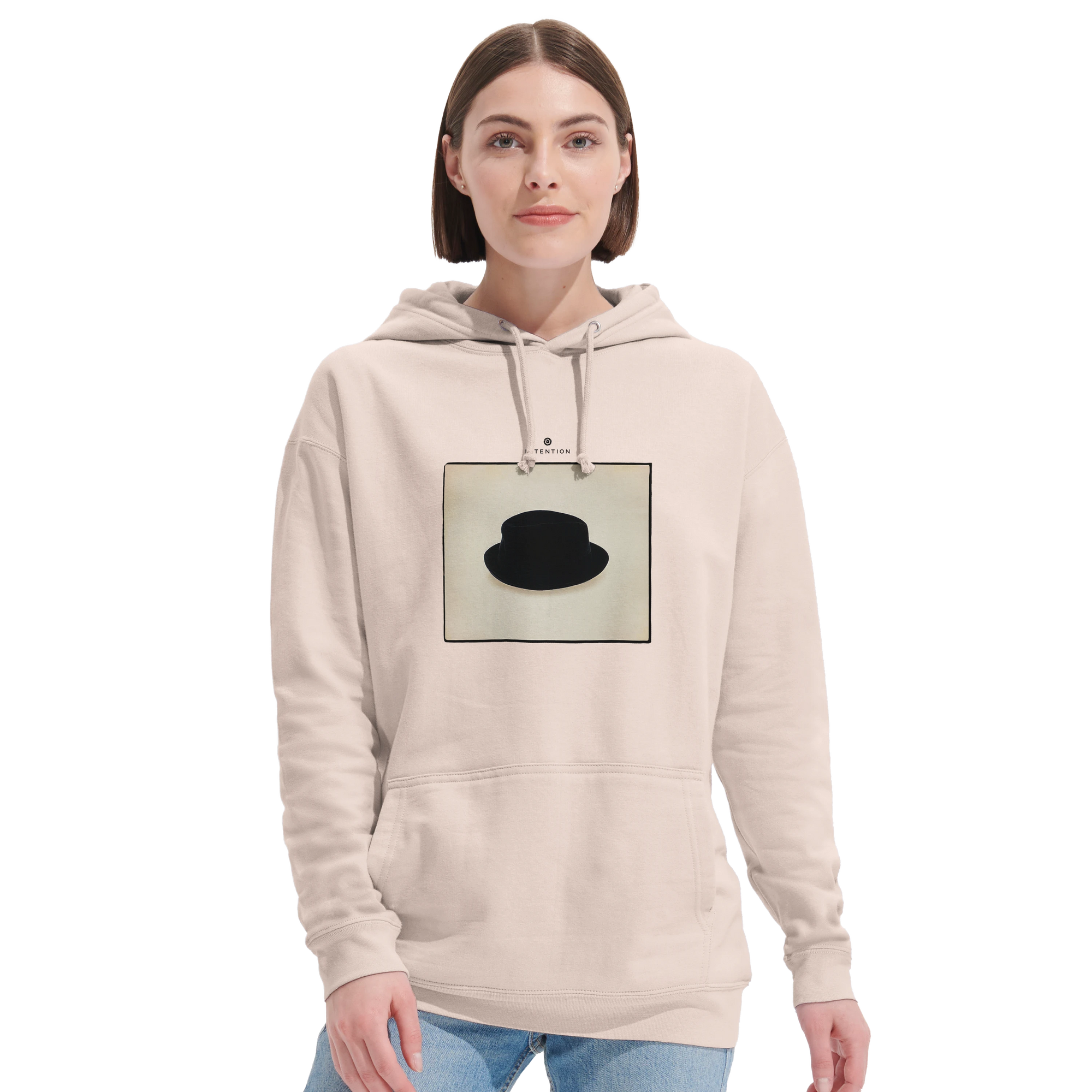 Freedom - "Hat On" Hoodie creamy pink 5