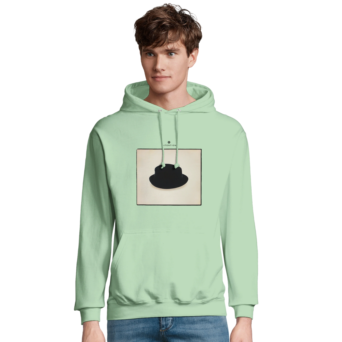 Freedom - "Hat On" Hoodie frozen green 3