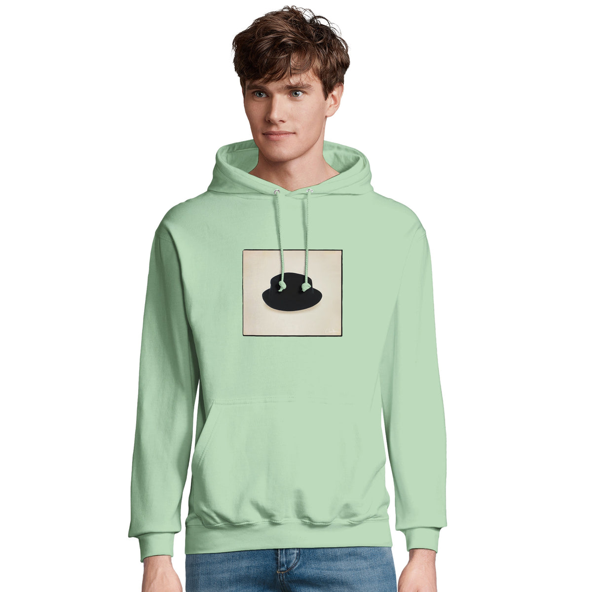 Freedom - "Hat On" Hoodie frozen green 4
