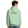 Freedom - "Hat On" Hoodie frozen green 5