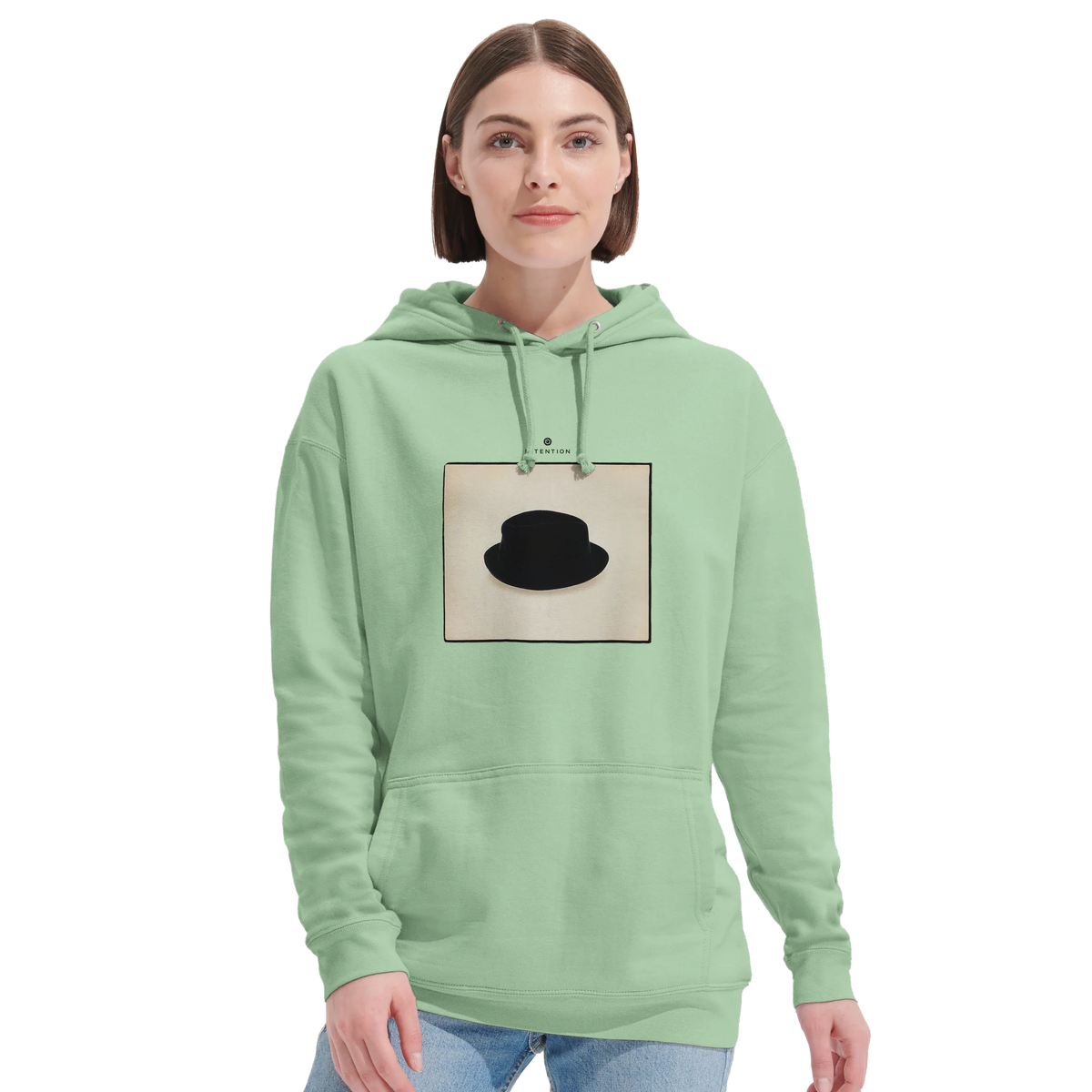 Freedom - "Hat On" Hoodie frozen green 5