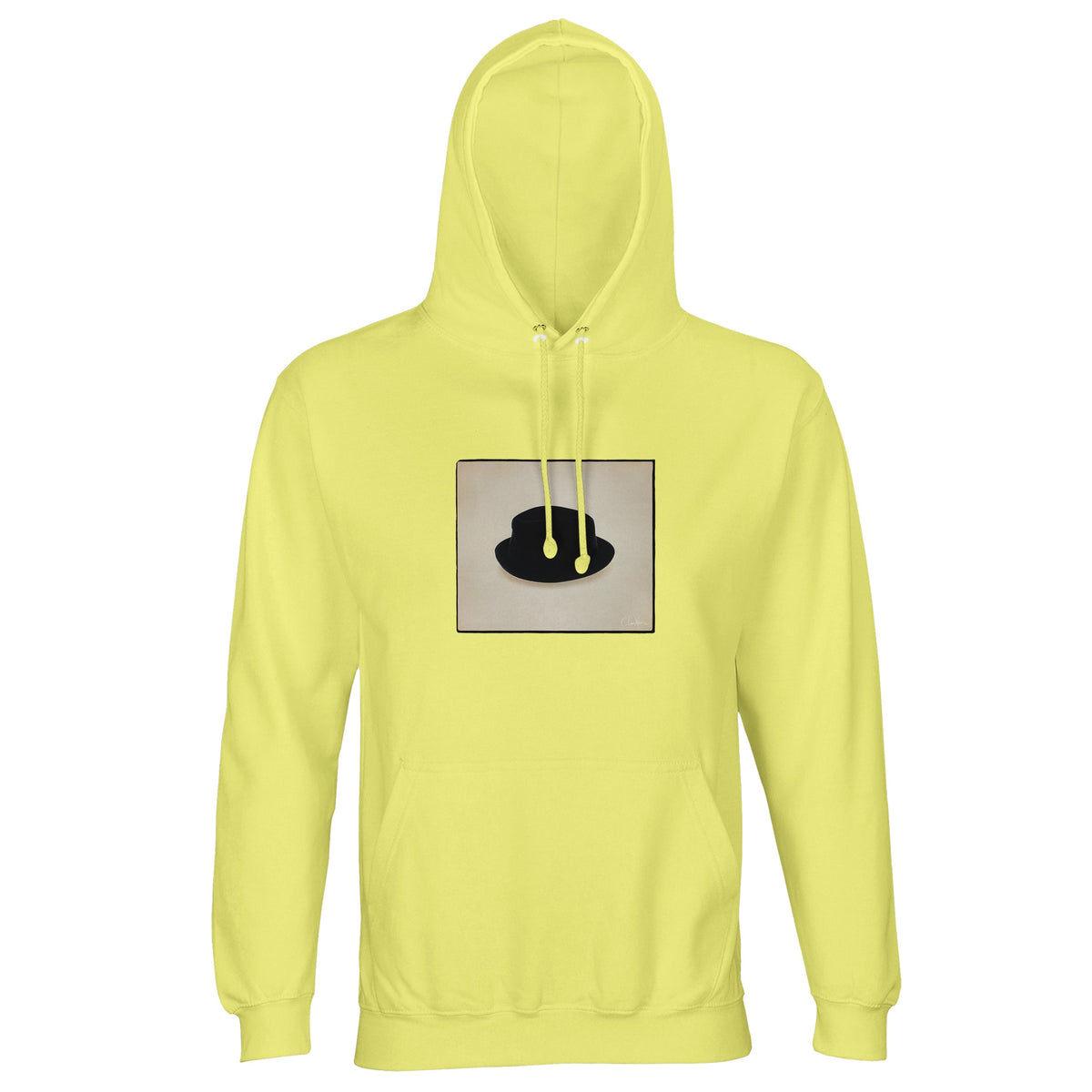 Freedom - "Hat On" Hoodie Light Yellow 1