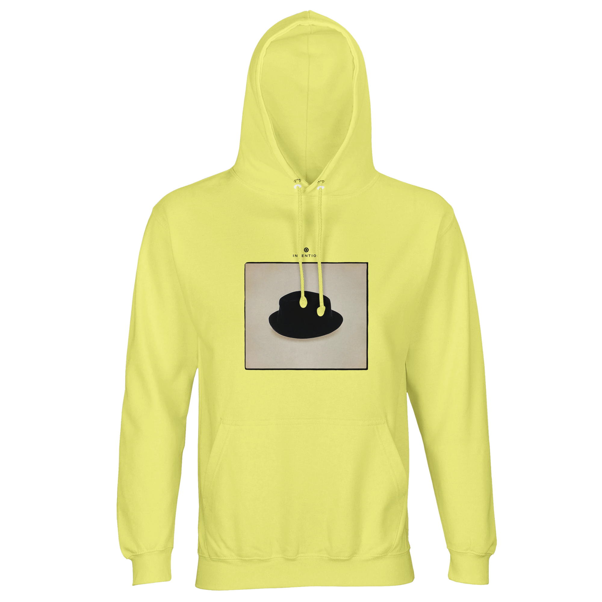 Freedom - "Hat On" Hoodie Light Yellow 1