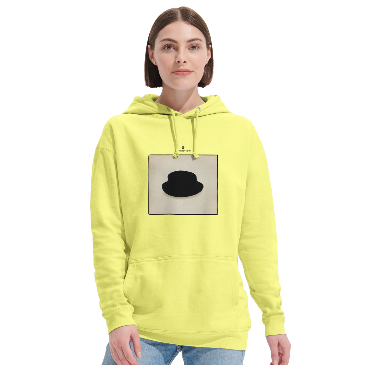 Freedom - "Hat On" Hoodie Light Yellow 5