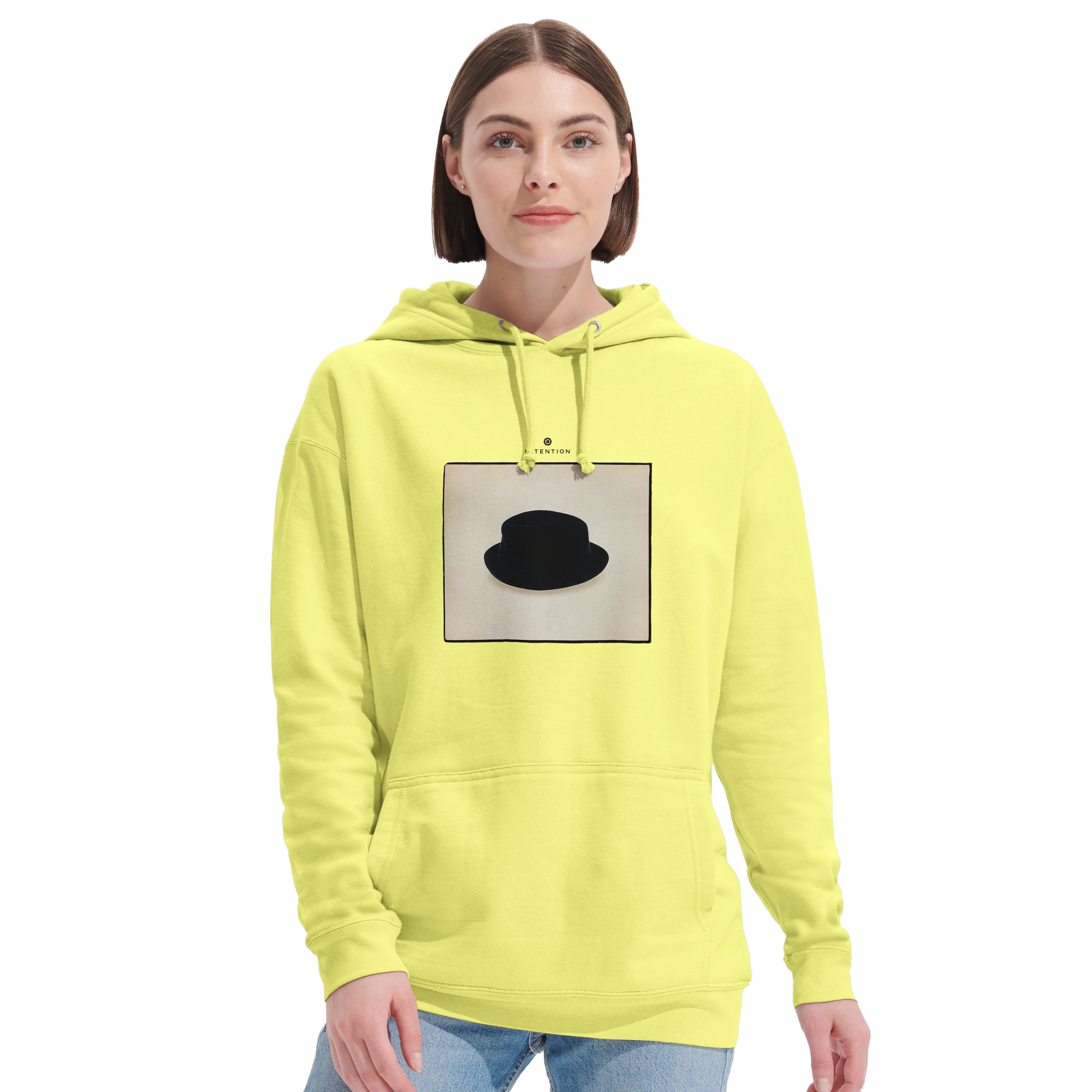 Freedom - "Hat On" Hoodie Light Yellow 5