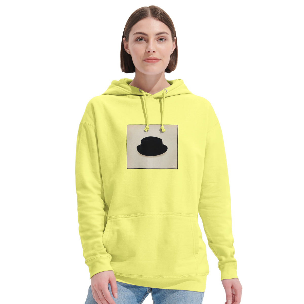 Freedom - "Hat On" Hoodie Light Yellow 6