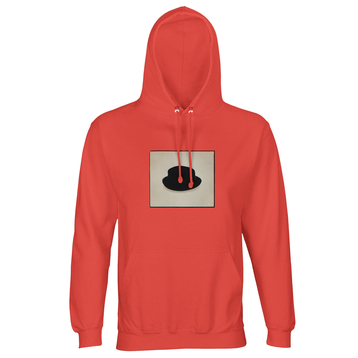Freedom - "Hat On" Hoodie pop orange 1