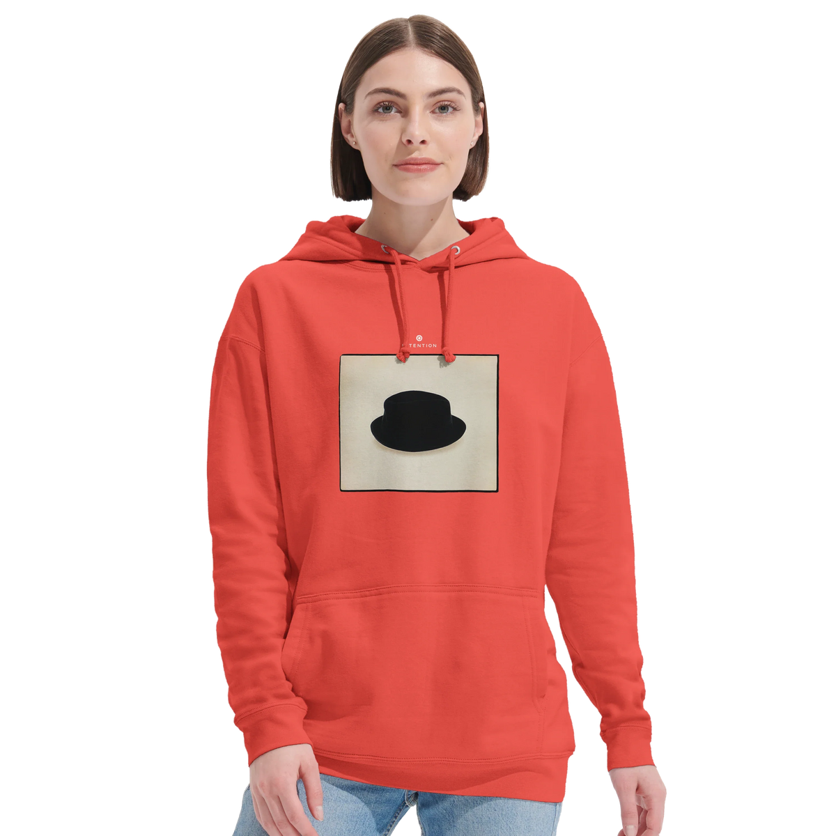 Freedom - "Hat On" Hoodie pop orange 5