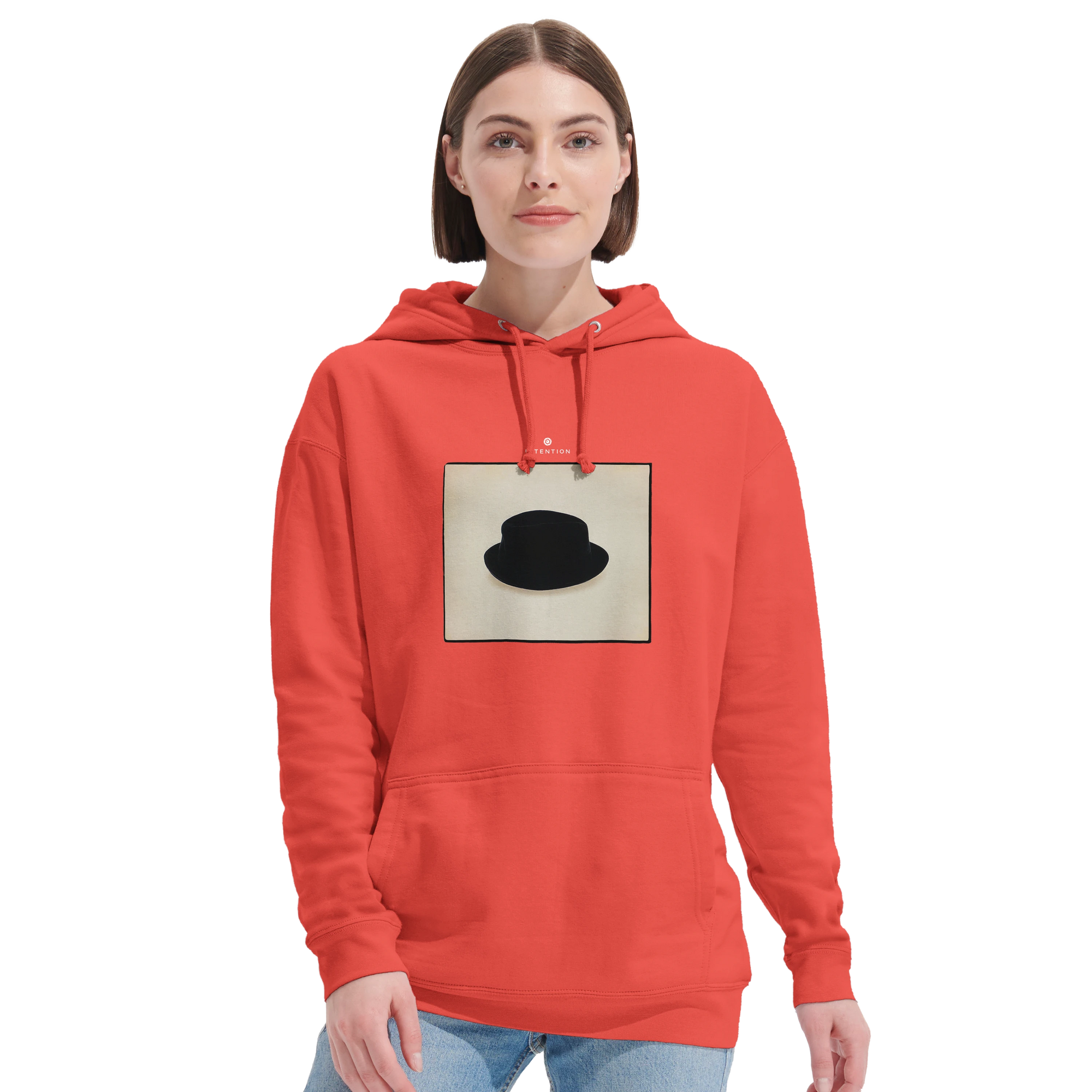 Freedom - "Hat On" Hoodie pop orange 5