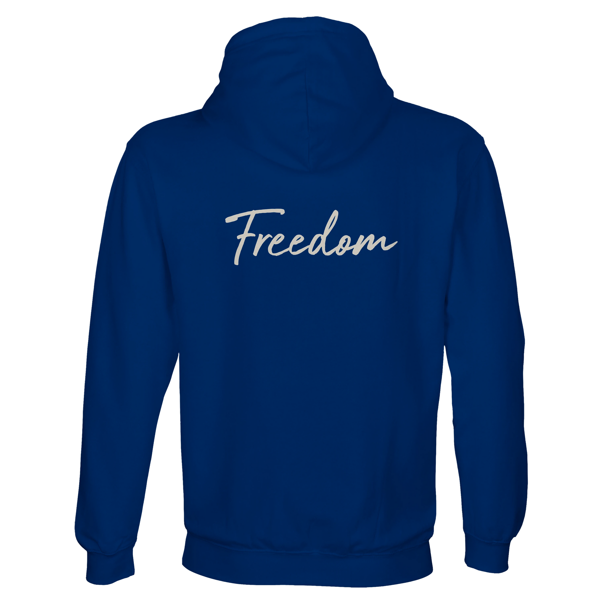 Freedom - "Hat On" Hoodie Royal Blue 2