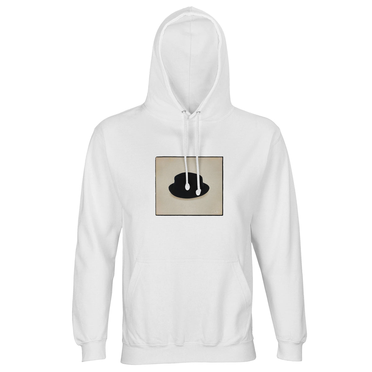Freedom - "Hat On" Hoodie White 1