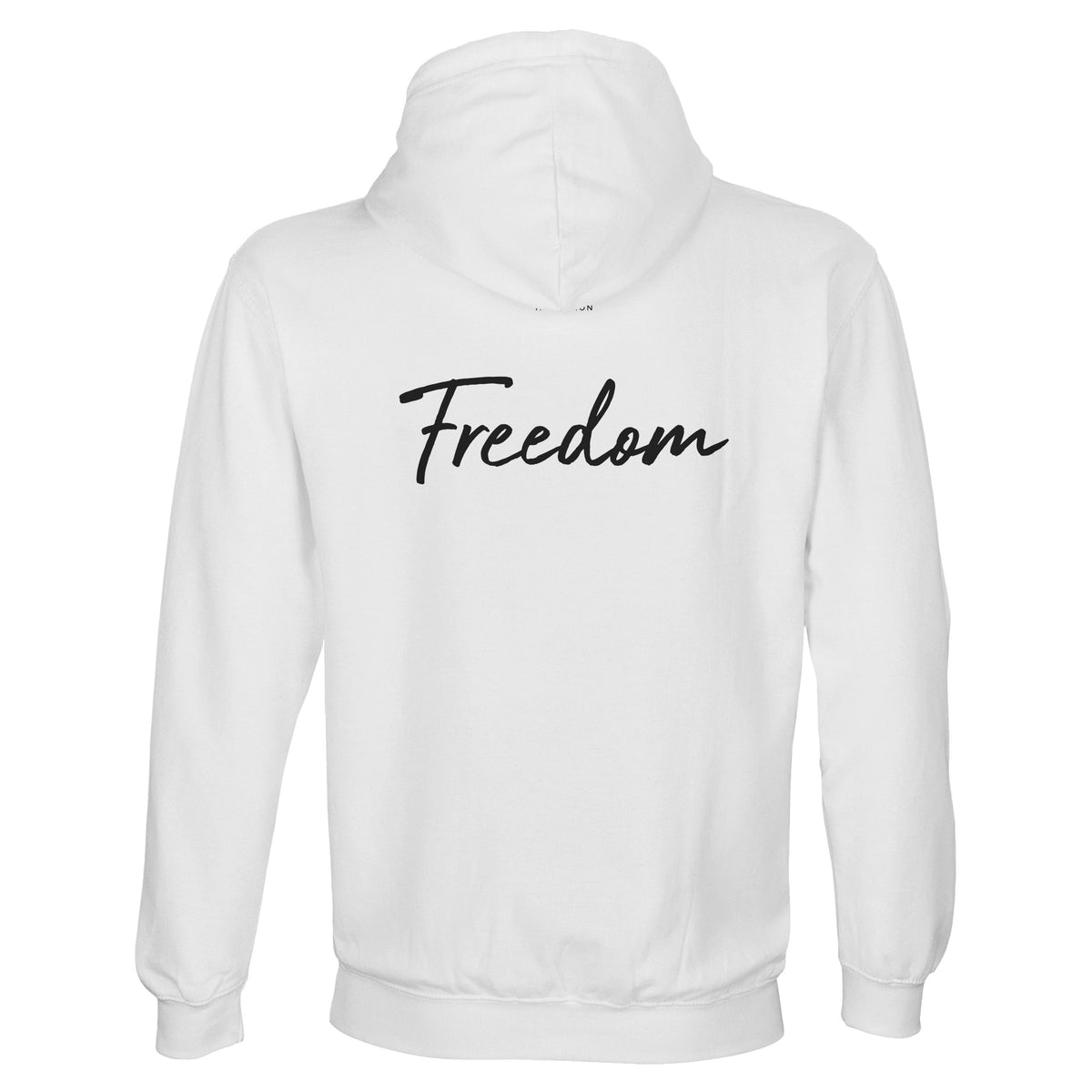 Freedom - "Hat On" Hoodie White 2